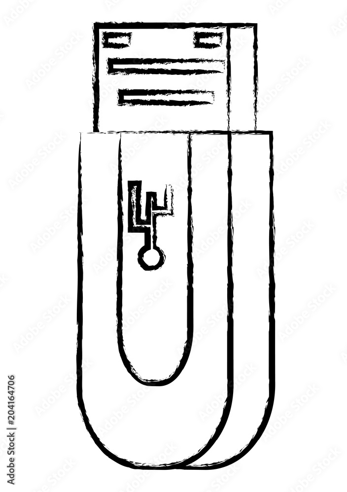 usb icon over white background, vector illustration usb icon over white background, vector illustration