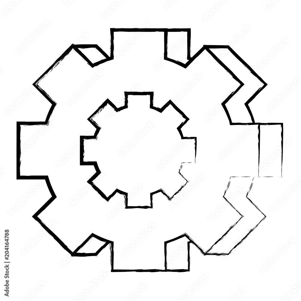 gear wheel icon over white background, vector illustration gear wheel icon over white background, vector illustration