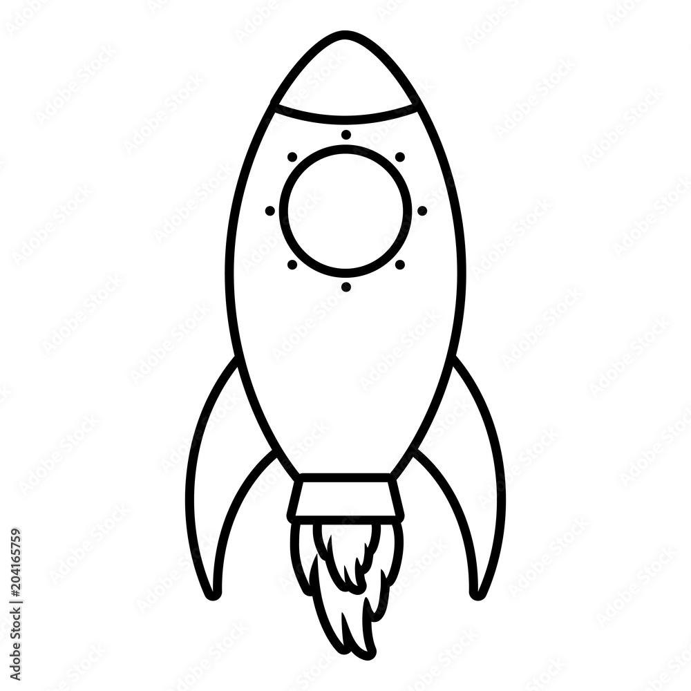 rocket icon over white background, vector illustration rocket icon over white background, vector illustration