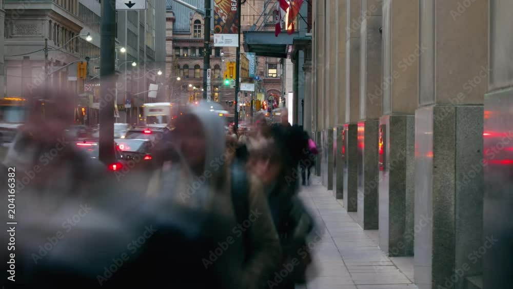Toronto Bay Street Time-lapse