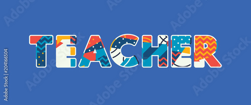Teacher Concept Word Art Illustration