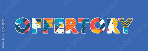 Offertory Concept Word Art Illustration