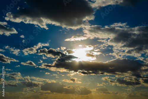 Sky clouds,sky with clouds and sun © Ruslan Ivantsov