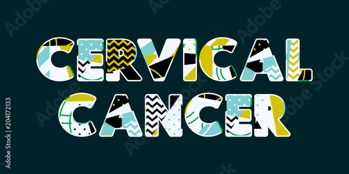 Cervical Cancer Concept Word Art Illustration