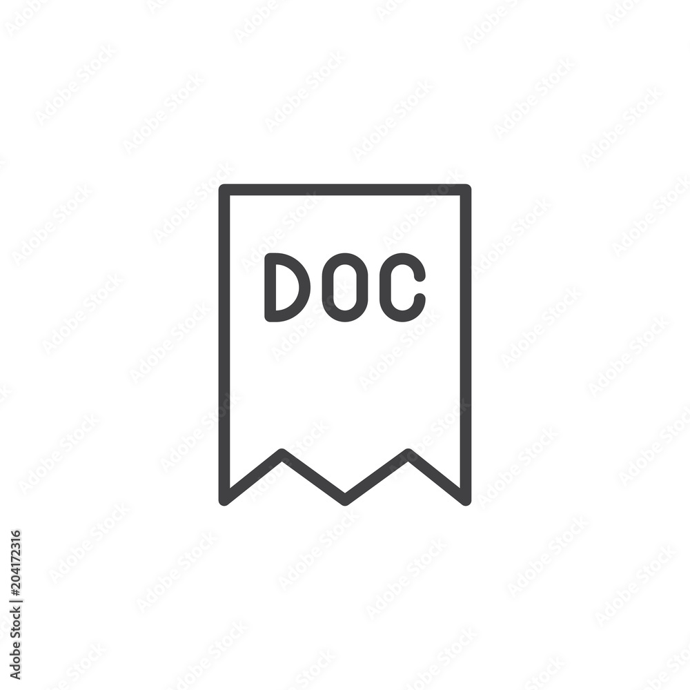 Doc paper sheet outline icon. linear style sign for mobile concept and web design. Piece of paper document simple line vector icon. Symbol, logo illustration. Pixel perfect vector graphics Doc paper sheet outline icon. linear style sign for mobile concept and web design. Piece of paper document simple line vector icon. Symbol, logo illustration. Pixel perfect vector graphics