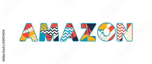Amazon Concept Word Art Illustration