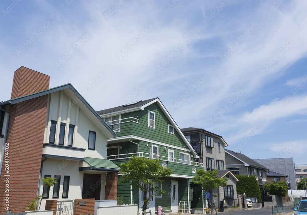 Obraz premium 住宅街・イメージ