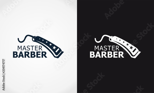 master barber shop logo