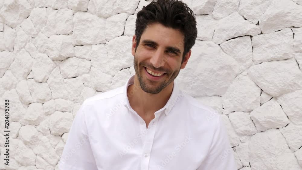 Smiling handsome man Smiling handsome man