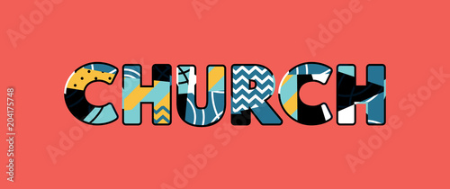 Church Concept Word Art Illustration