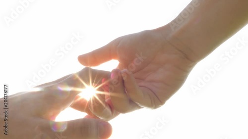 helping hand with brightness, blessing, god, angel