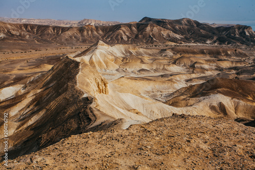 Landscape of Judaean  Desert, Israel photo