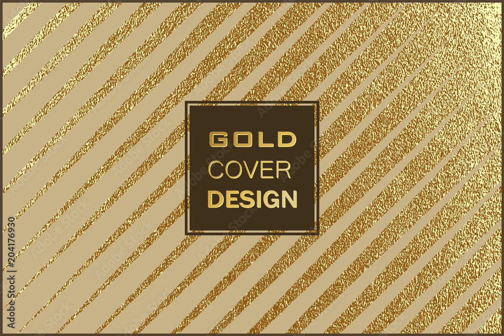 Gold pattern. Abstract golden background. Vector illustration.
