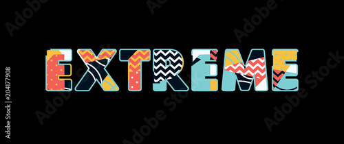 Extreme Concept Word Art Illustration
