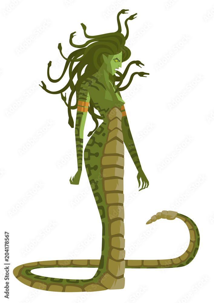 Obraz premium gorgon medusa monster