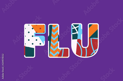 Flu Concept Word Art Illustration