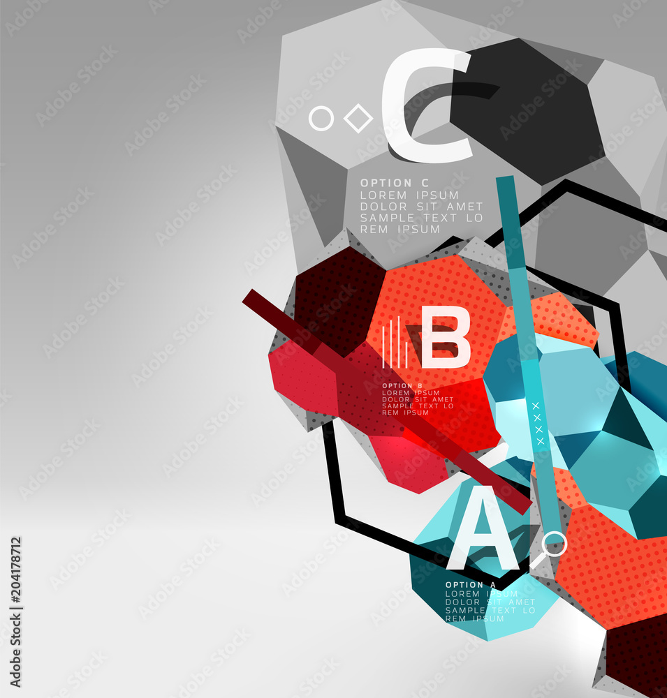3d hexagon geometric composition, geometric digital abstract background 3d hexagon geometric composition, geometric digital abstract background
