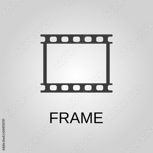 Frame icon. Frame symbol. Flat design. Stock - Vector illustration © vladvm50