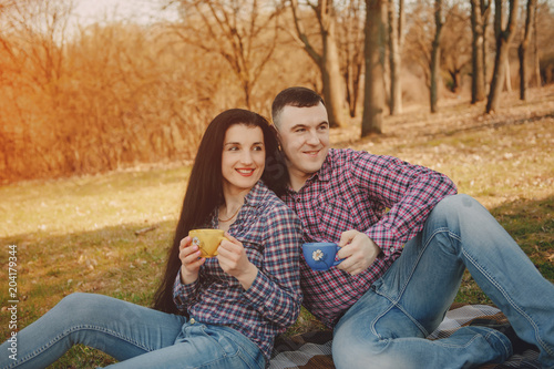 couple on a picnic