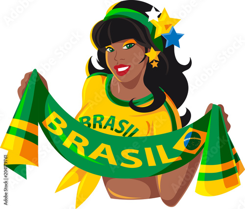 Brazilian soccer fan