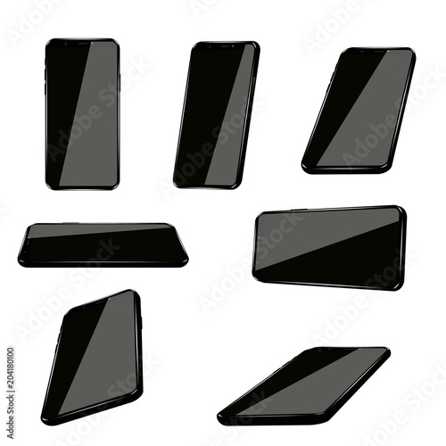 Set phones at different angles.