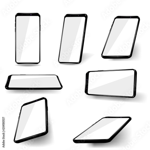Set phones at different angles.
