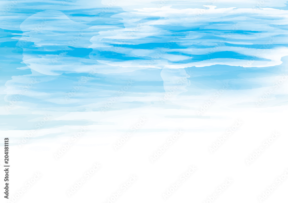 Fototapeta premium シー雲 横 二