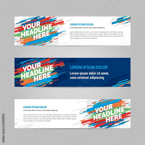 Web banner design sports invitation template. Can be adapt to Brochure, Annual Report, Magazine, Poster.