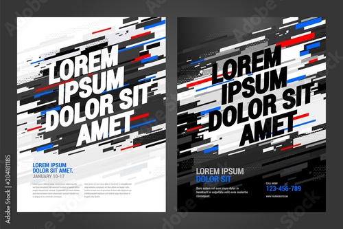 Layout design Sports invitation template. Can be adapt to Brochure, Annual Report, Magazine, Poster.