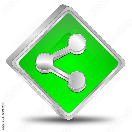 Share Button - 3D illustration