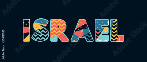 Israel Concept Word Art Illustration