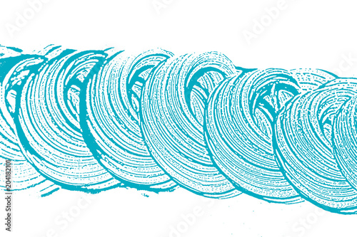 Natural soap texture. Amazing green blue foam trace background. Artistic magnetic soap suds. Cleanliness, cleanness, purity concept. Vector illustration.