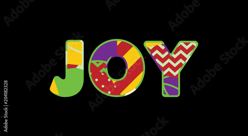 Joy Concept Word Art Illustration