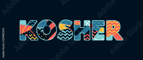 Kosher Concept Word Art Illustration