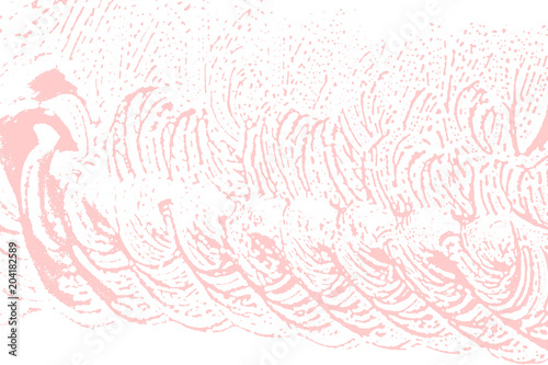 Natural soap texture. Amusing millenial pink foam trace background. Artistic rare soap suds. Cleanliness, cleanness, purity concept. Vector illustration.