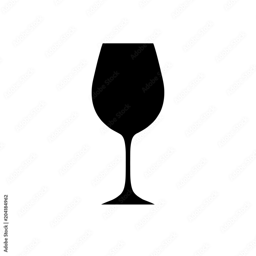 wine glass icon. raster illustration wine glass icon. raster illustration