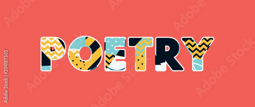 Poetry Concept Word Art Illustration