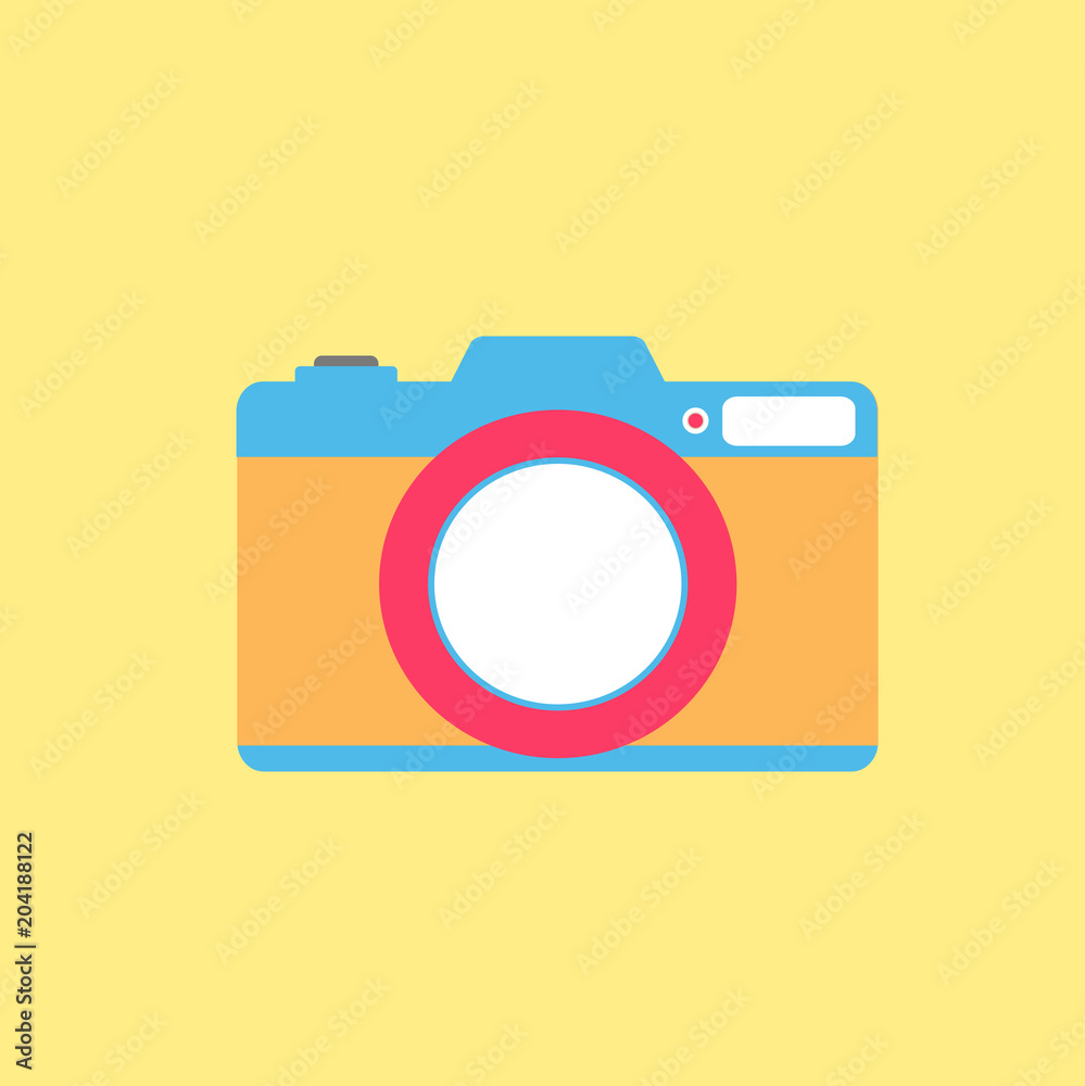 Digital Photo Flat style icon Digital Photo Flat style icon