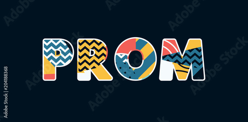 Prom Concept Word Art Illustration