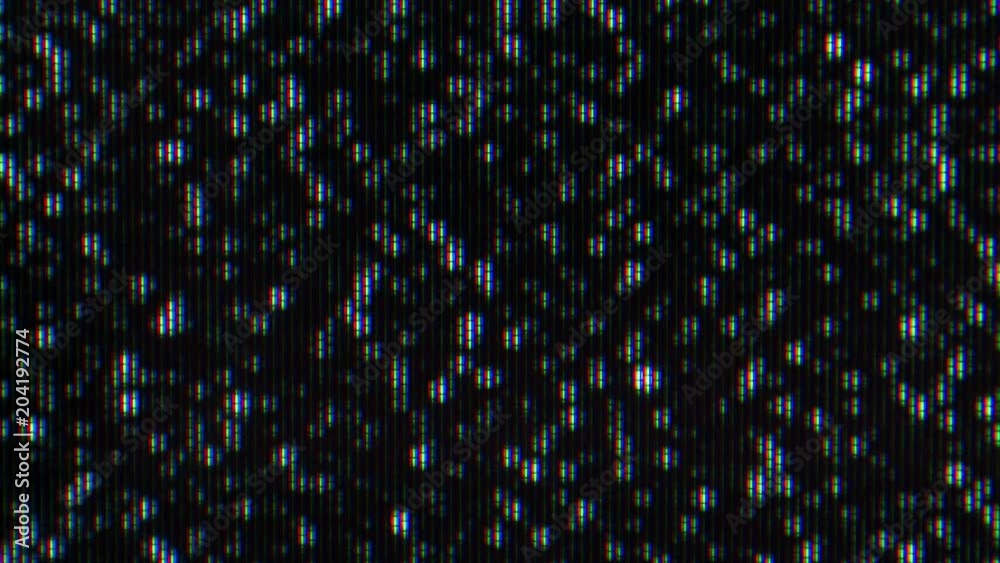 Tv blinking noise pixels dots