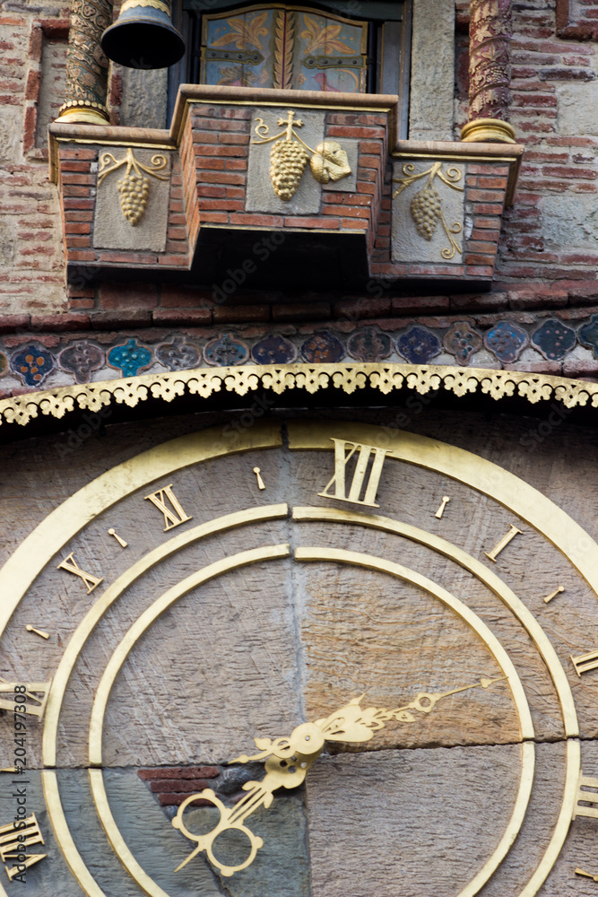 Fototapeta premium Puppet theater clock tower
