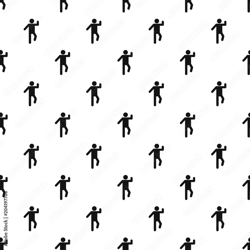 Stick figure stickman pattern vector seamless repeating for any web design Stick figure stickman pattern vector seamless repeating for any web design