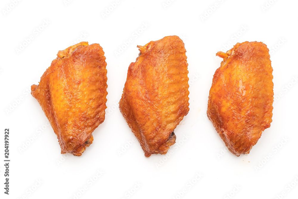 Fototapeta premium barbecue chicken wings