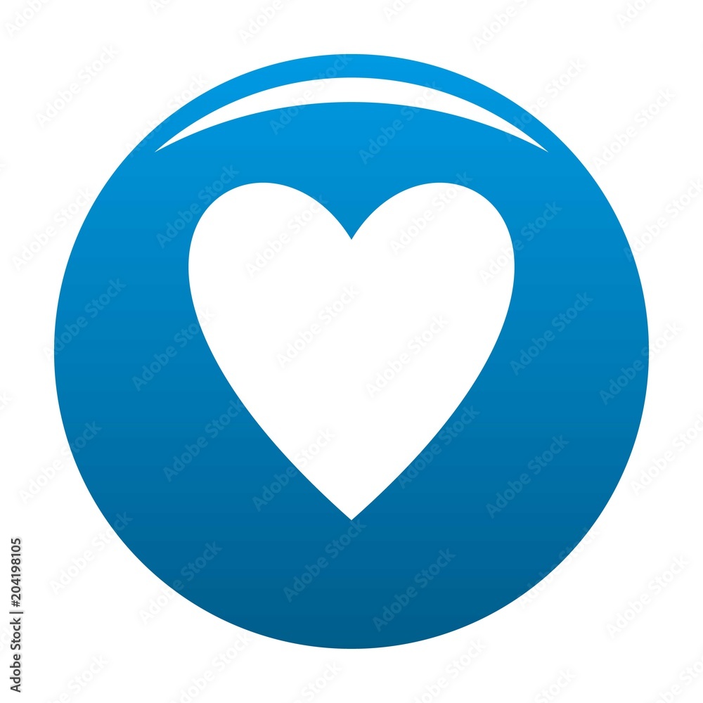 Open heart icon. Simple illustration of open heart vector icon for any design blue Open heart icon. Simple illustration of open heart vector icon for any design blue