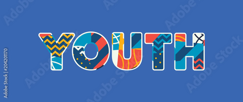 Youth Concept Word Art Illustration