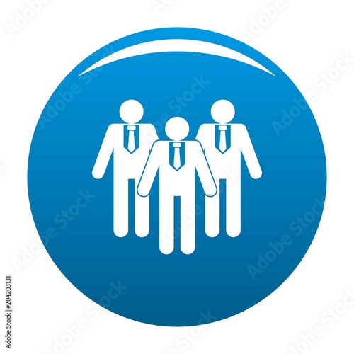 Board directors icon. Simple illustration of board directors vector icon for any design blue