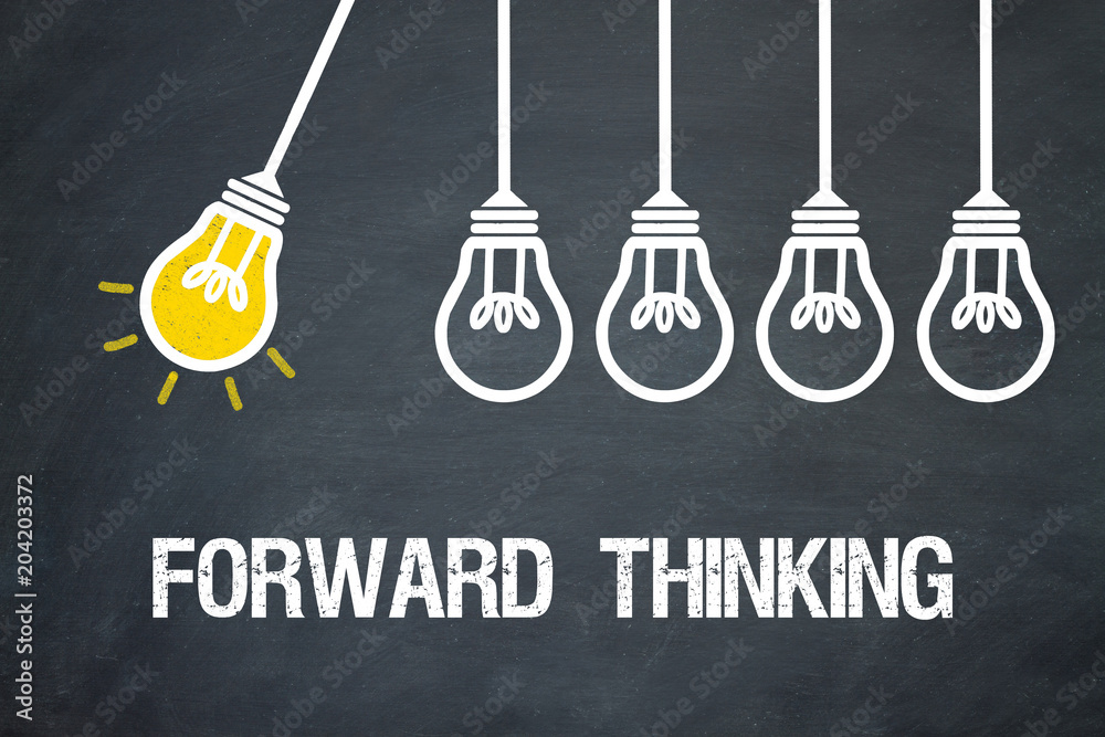 Fototapeta premium Forward Thinking