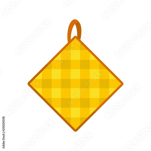 Potholder icon. Flat illustration of potholder vector icon for web