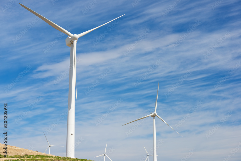 Fototapeta premium Wind energy concept
