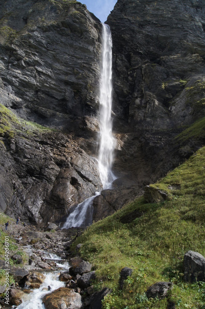 Wasserfall Weisstannental Switzerland